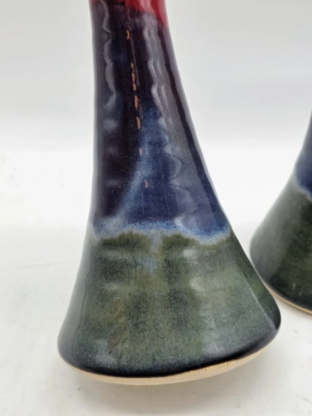Cady Clay Works Art Pottery Candlesticks & Matching Pitcher Southwest Cottage